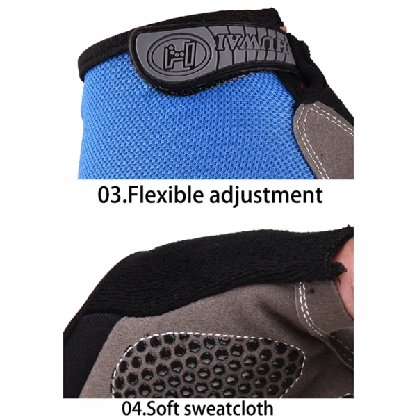 Luvas de ginástica sem dedos para treinamento fitness - Image 4